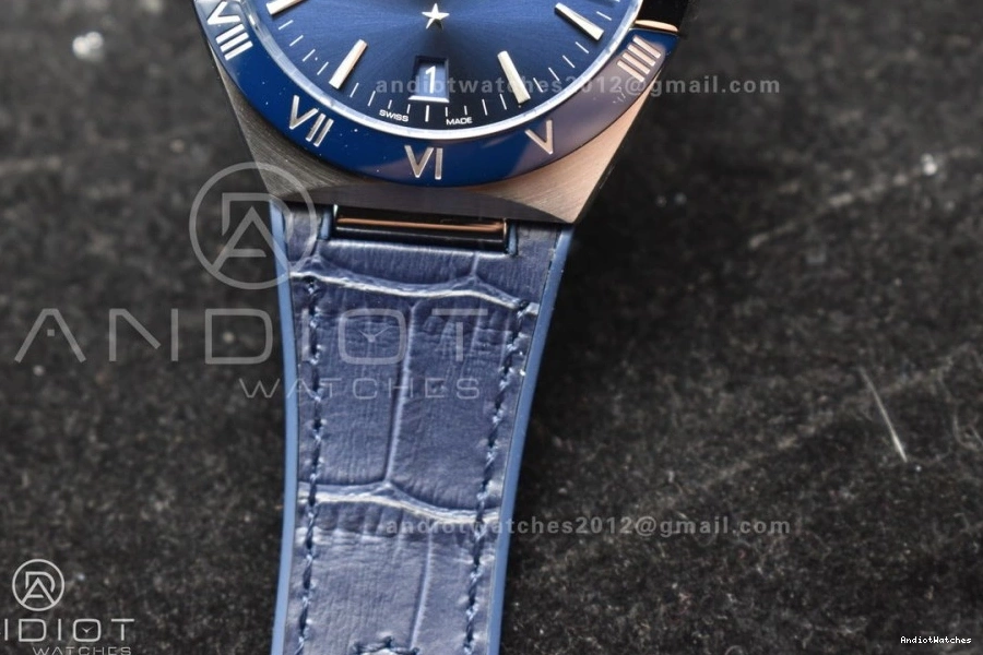 on Ceramic VSF Strap Gummy Blue Edition Clone Breathable 1:1 Blue Constellation A8900 SS 546 Blue Super Best Dial 0306